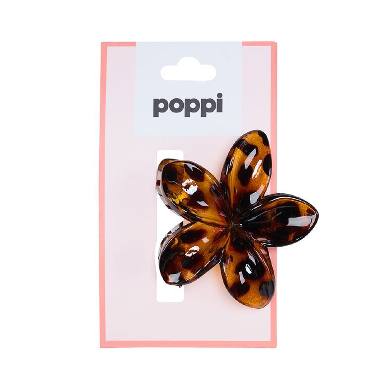 Poppi Frangipani Claw Clip Tortoise Shell, , hi-res