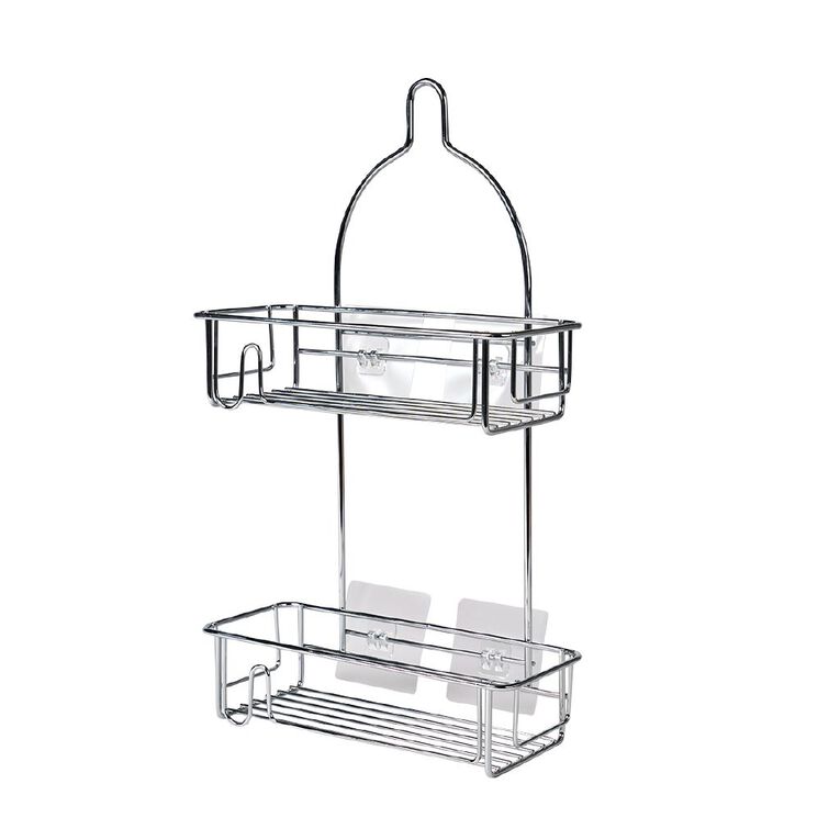 Living & Co Shower Caddy Silver, , hi-res