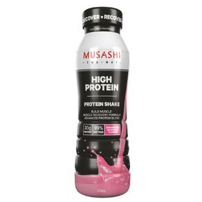 Musashi High Protein Shake - Strawberry 375ml