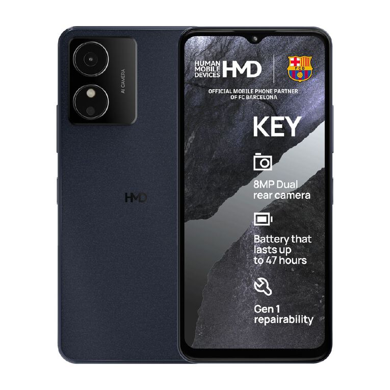 HMD 4G Key Locked with Spark + Skinny SIM Midnight Black, , hi-res