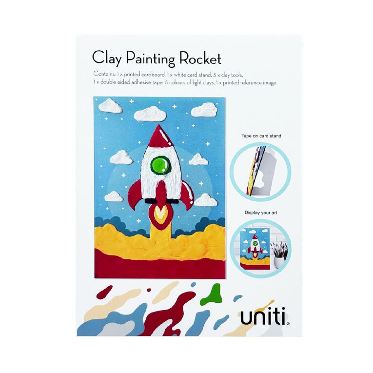 Uniti Clay Painting Rocket | The Warehouse