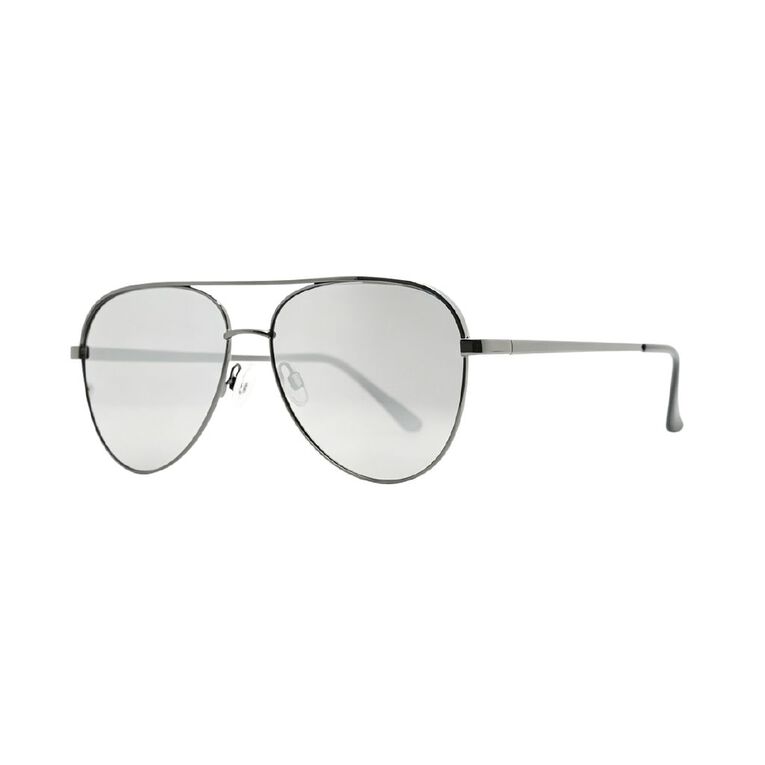 H&H Men's Aviator Sunglasses Gunmetal, , hi-res