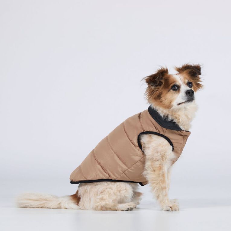 Petzone Reversible Pet Puffer Jacket Multi-Coloured Large, , hi-res