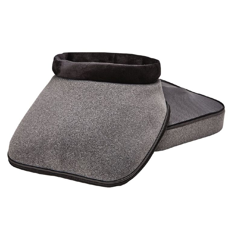 Living & Co 2-in-1 Shiatsu Foot and Back Massager Black/Grey, , hi-res