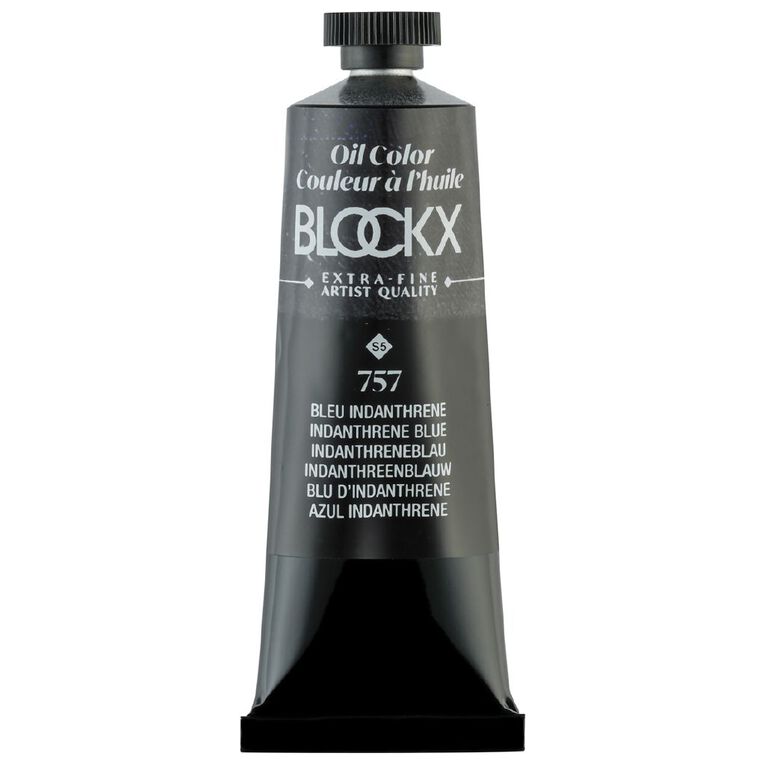 BLOCKX Oil Tube 35ml S5 757 Indanthrene Blue, , hi-res