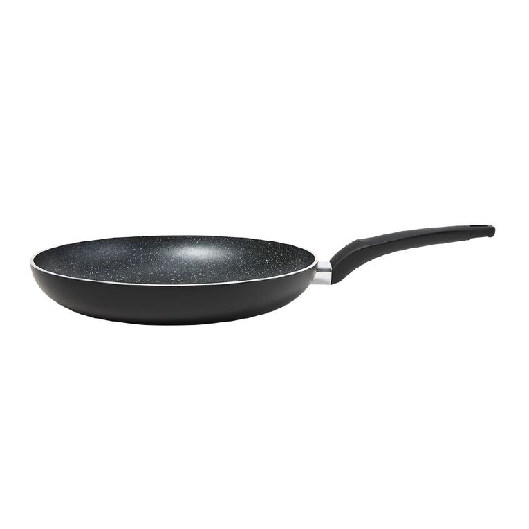 Living & Co Stone Frypan Black 30cm, , hi-res