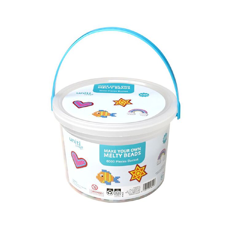 Uniti Melty Beads Bucket 6000 Pieces, , hi-res