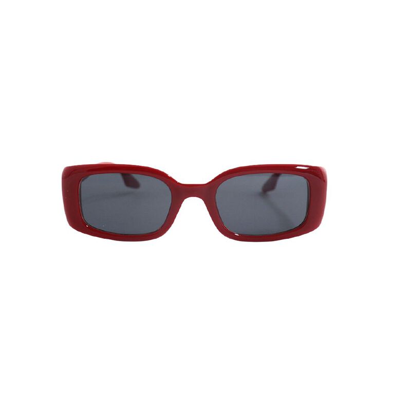 H&H Rectangular Sunglasses Red, , hi-res