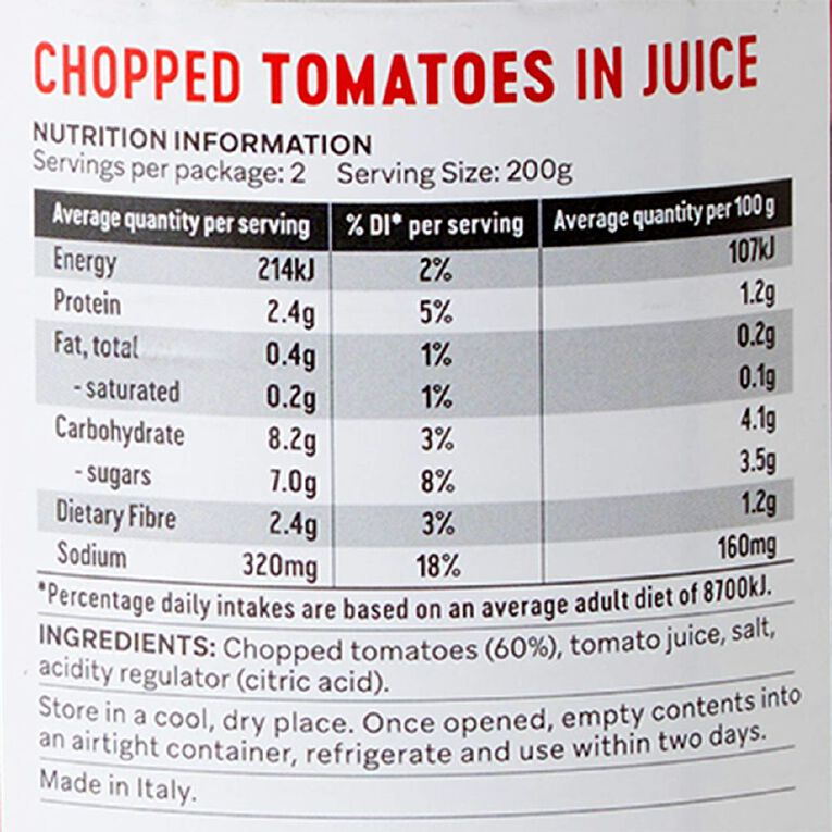Market Kitchen Tomatoes Chopped Diced in Juice 400g, , hi-res