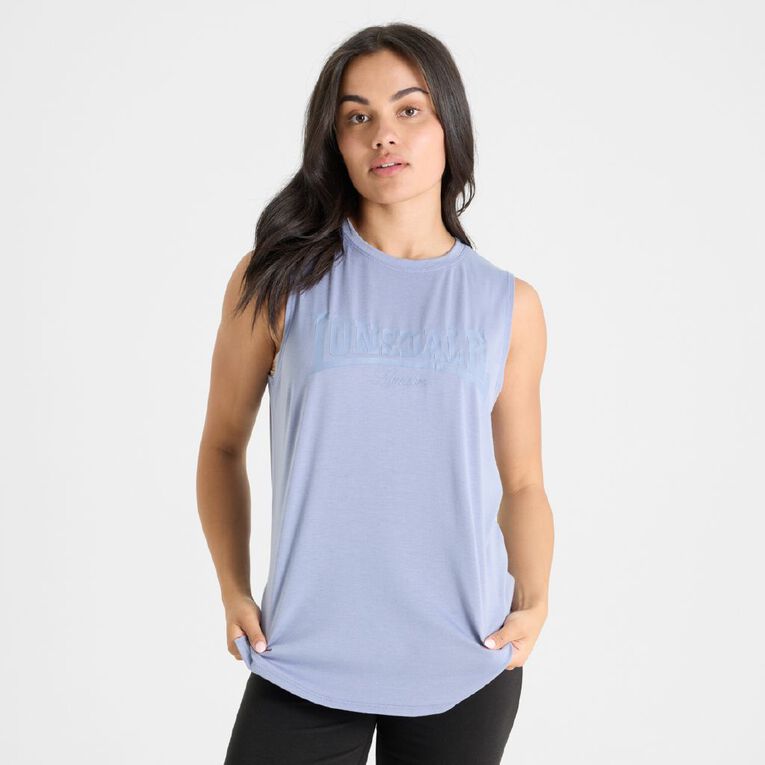 Lonsdale Women's Malden Tank, Blue Light, hi-res