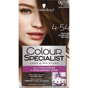 Schwarzkopf Colour Specialist Hair Colour Medium Hazel Brown 4-54