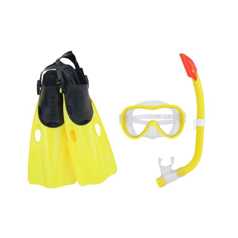 Active Intent Water Youths Dive Set Yellow, , hi-res