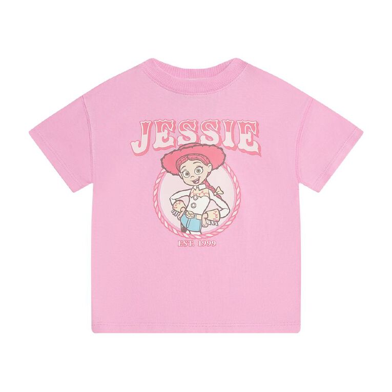 Toy Story Toddler Girls' Short Sleeve Print Tee, Pink Mid, hi-res
