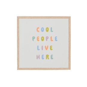 Living & Co Cool Framed Canvas 25cm x 25cm