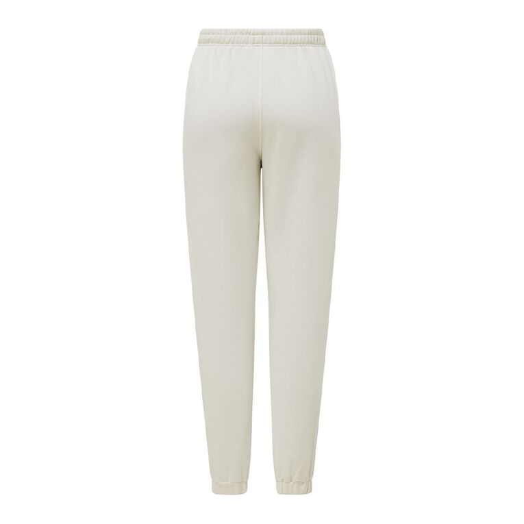 BRDRLESS Graphic Trackpant, Cream, hi-res