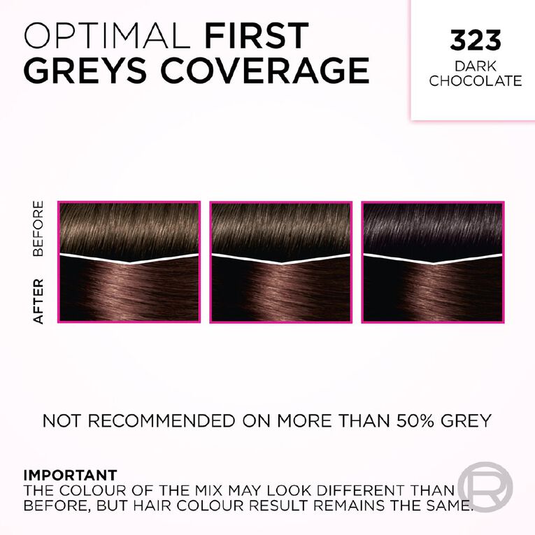 L'Oreal Paris Casting Creme Gloss Hair Colour 323 Dark Chocolate, , hi-res