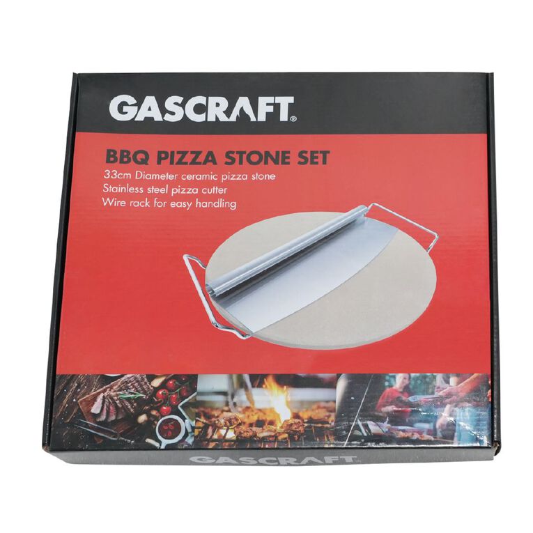 Gascraft BBQ Pizza Set Stone 33cm, , hi-res