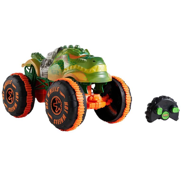 Hot Wheels Monster Trucks 1:15 Scale Sharks vs Dinos Ragesaur, , hi-res