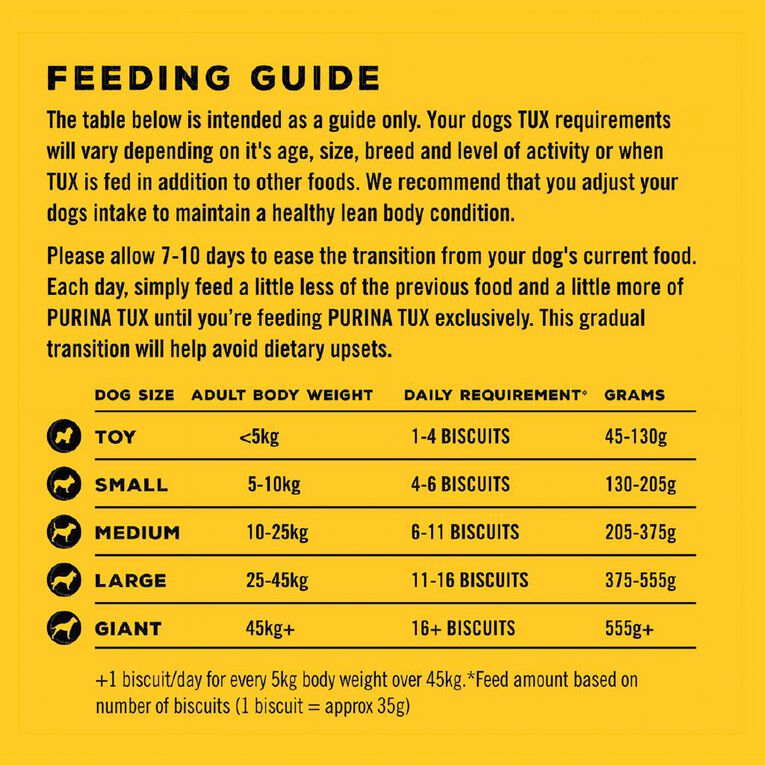 TUX Original Biscuit Beef Liver Flavor Dry Dog Food 2.5kg, , hi-res