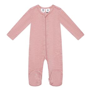 Young Original Babies' Merino Zip-Thru All-in-One