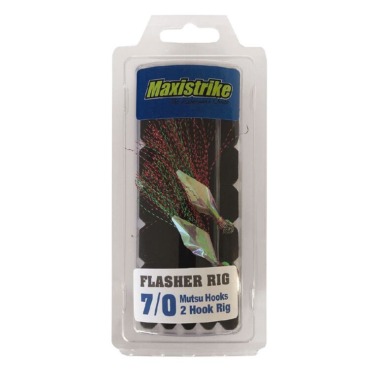 Maxistrike Flasher Rig - Mutsu Hooks 7/0, , hi-res