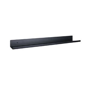 Living & Co Low back Wall Shelf Metal Black