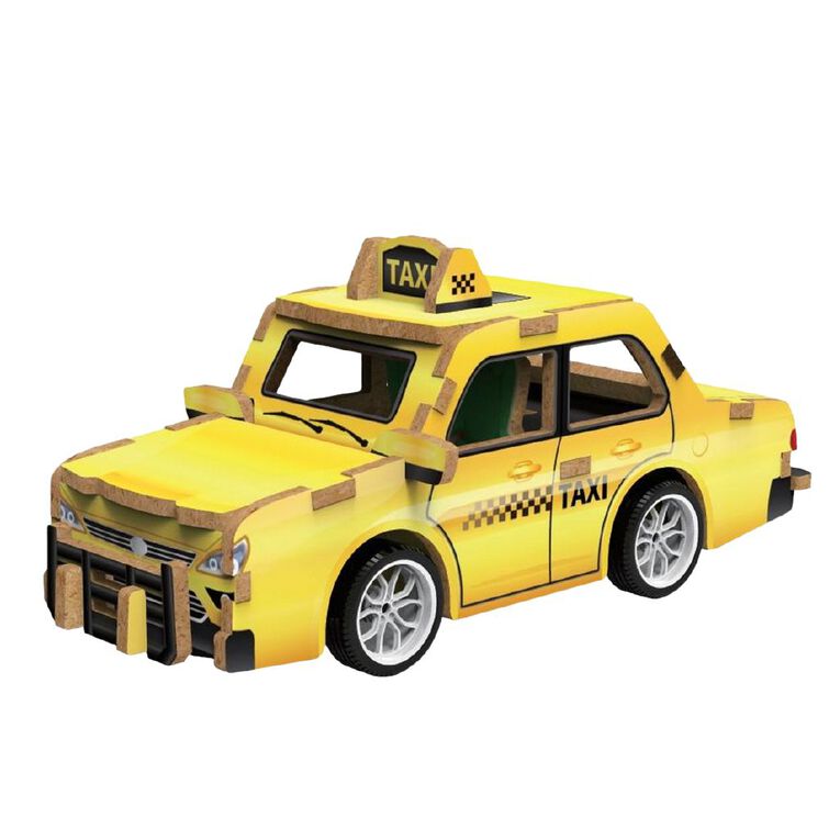 Play Studio 3D Wooden Mini Vehicle Assorted, , hi-res