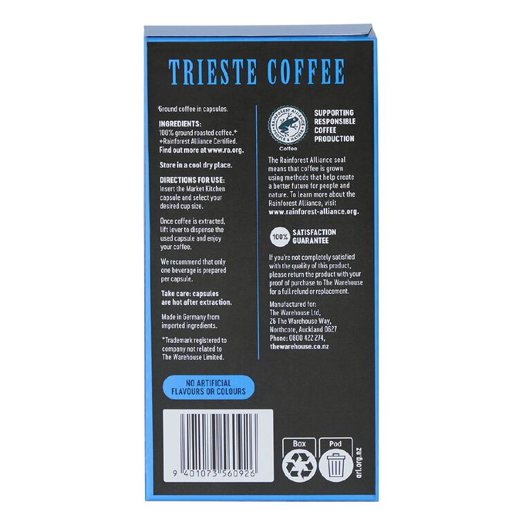 Market Kitchen Coffee Capsule Trieste 10 Pack, , hi-res