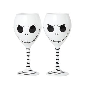 Nightmare Before Christmas Wine Glasses 2 Pack