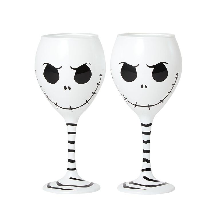Nightmare Before Christmas Wine Glasses 2 Pack, , hi-res