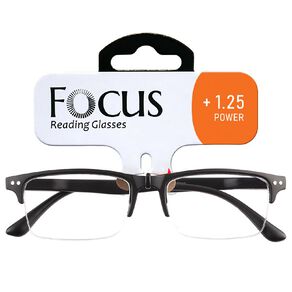 Focus Reading Glasses Half Eye +1.25