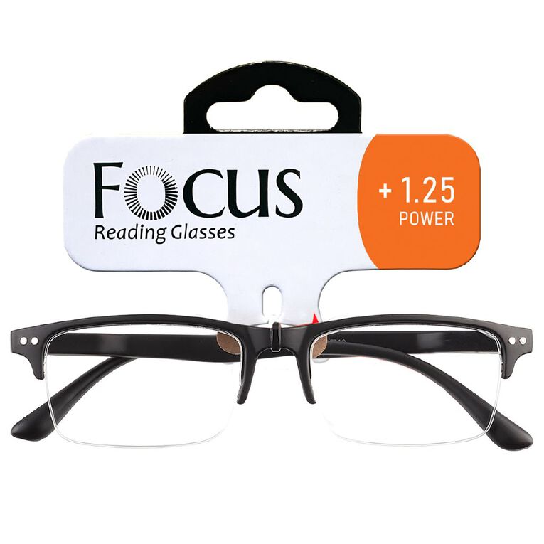 Focus Reading Glasses Half Eye +1.25, , hi-res