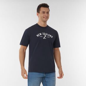 H&H Men's Relaxed Fit Graphic Tee