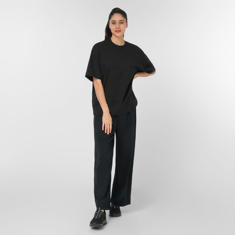 Active Intent Women's Oversize Tee, Black, hi-res