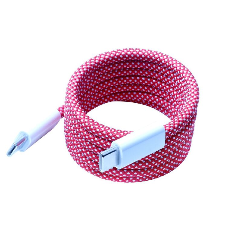 Tech.Inc USB C To C 1m Magnetic Cable TICCMARD Red, , hi-res