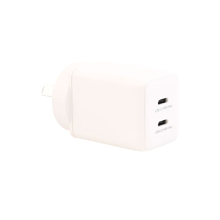 Tech.Inc PD 45W Dual USB-C Fast Charger Gold, , hi-res