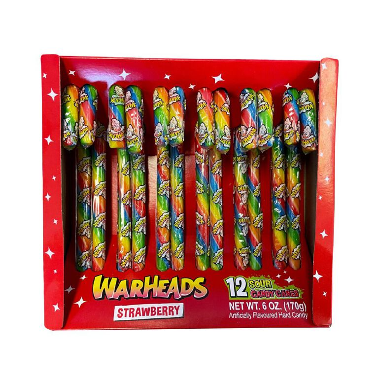 Warheads Candy Canes 170g, , hi-res