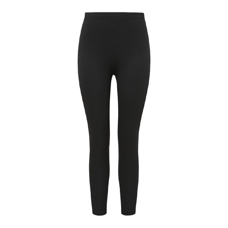 H&H Women's Thermal Long Johns, Black, hi-res