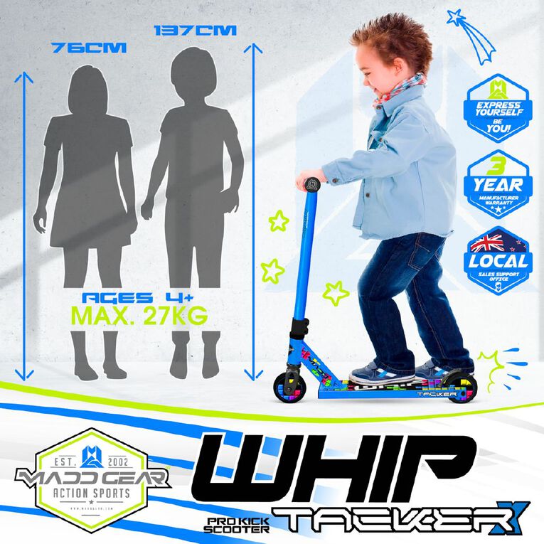 MADD Gear Whip Tacker-X Scooter Block Blue, , hi-res