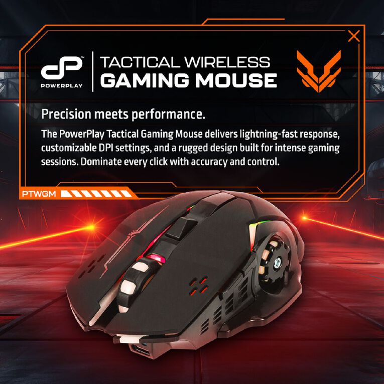 PowerPlay Tactical Wireless Gaming Mouse, , hi-res