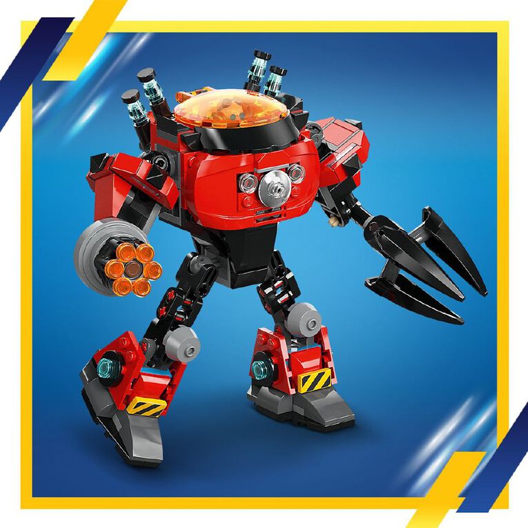 LEGO Sonic Knuckles v Dr Eggman Egg Crusher Mech 77005, , hi-res