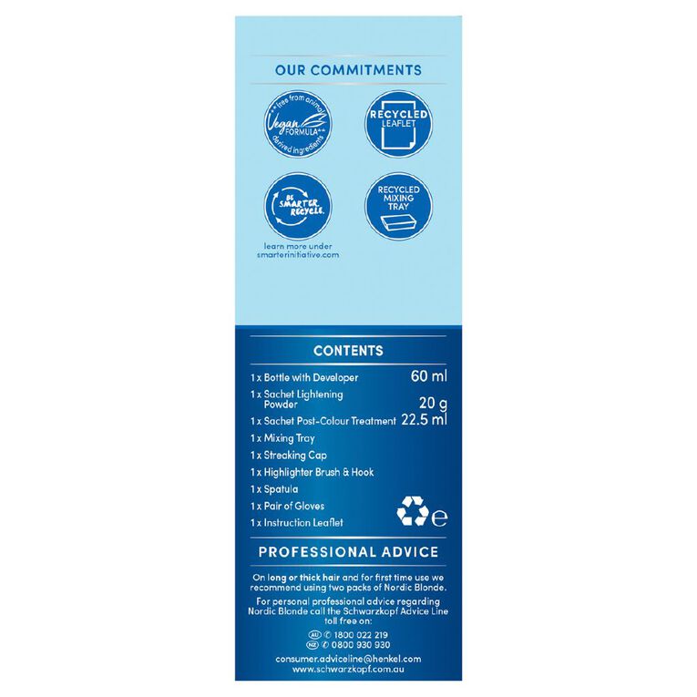 Schwarzkopf Nordic Blonde M1 Streaking Kit, , hi-res