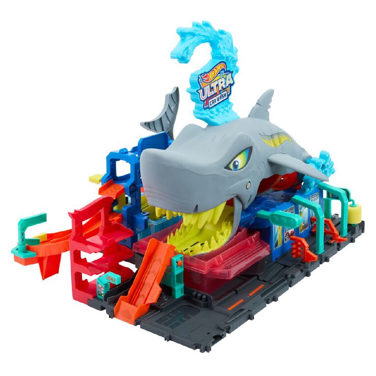 Hot Wheels City Ultra Shark Carwash, , hi-res