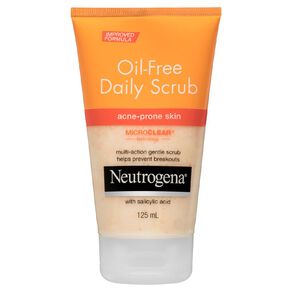 Neutrogena Oil-free Acne Wash Scrub 125ml