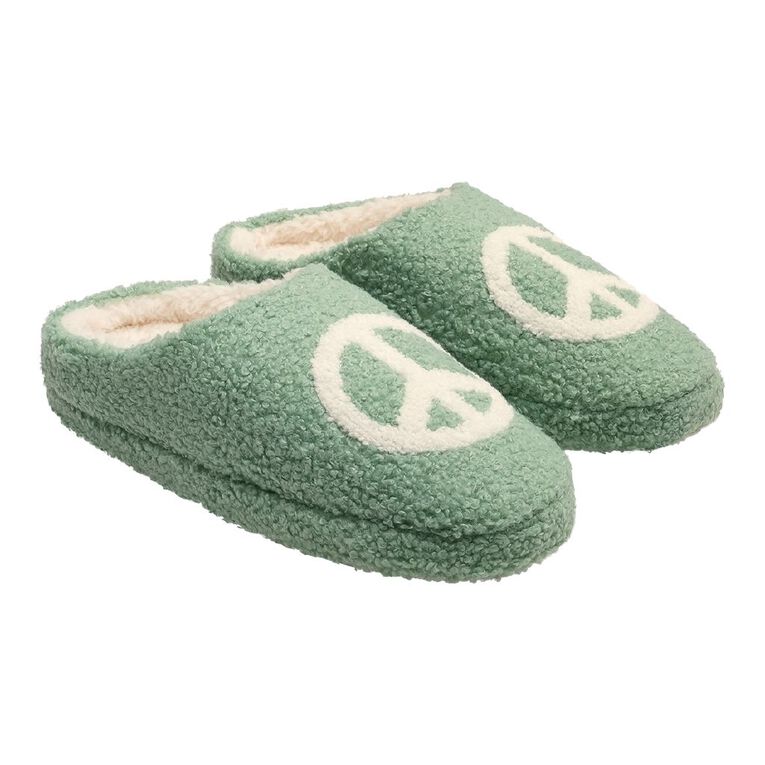H&H Women's Novelty Fun Slippers, Green Light, hi-res