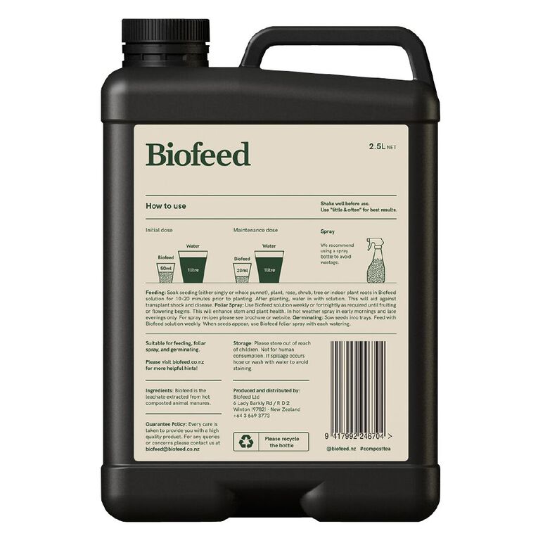 Biofeed Organic Plant Food 2.5L, , hi-res