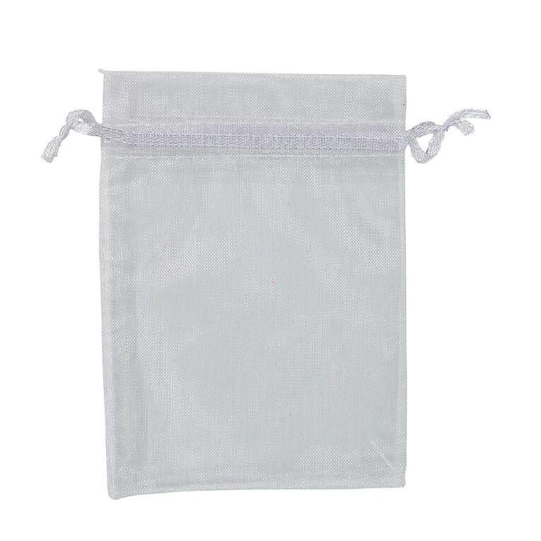 Uniti Organza Bags White, , hi-res