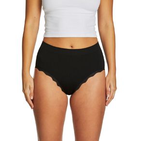 Love Luna Women's Period Rib Full Briefs