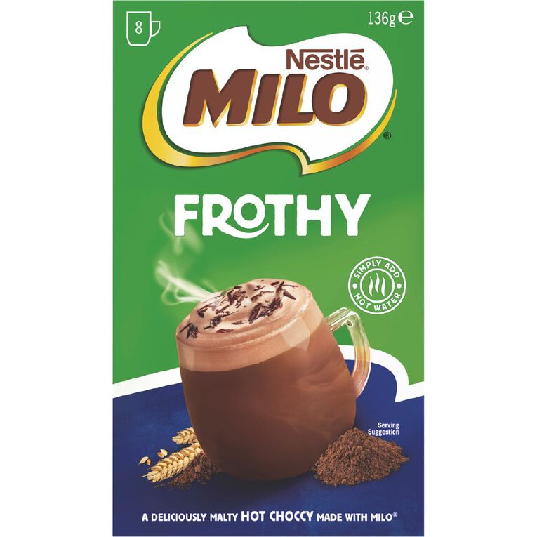 Milo Frothy 8 Pack, , hi-res
