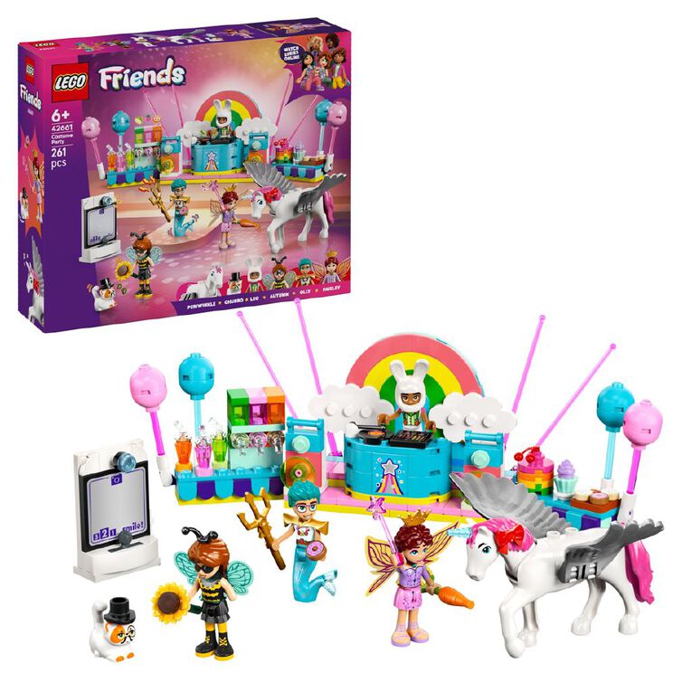 LEGO Friends Costume Party with Unicorn and Fairy 42661, , hi-res